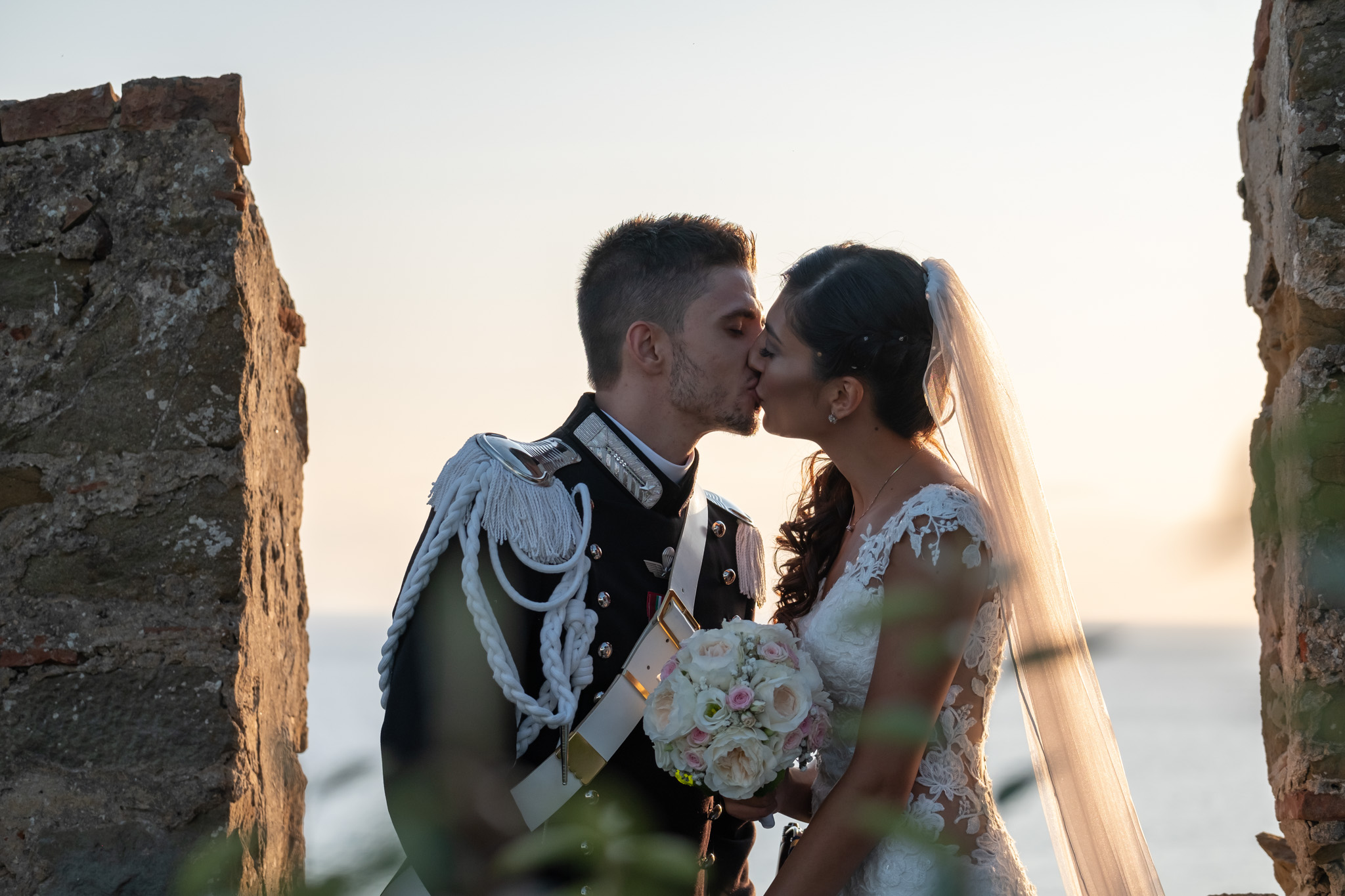 Matrimonio di Matteo e Rosy al Castello di Barabino e Cala Felice