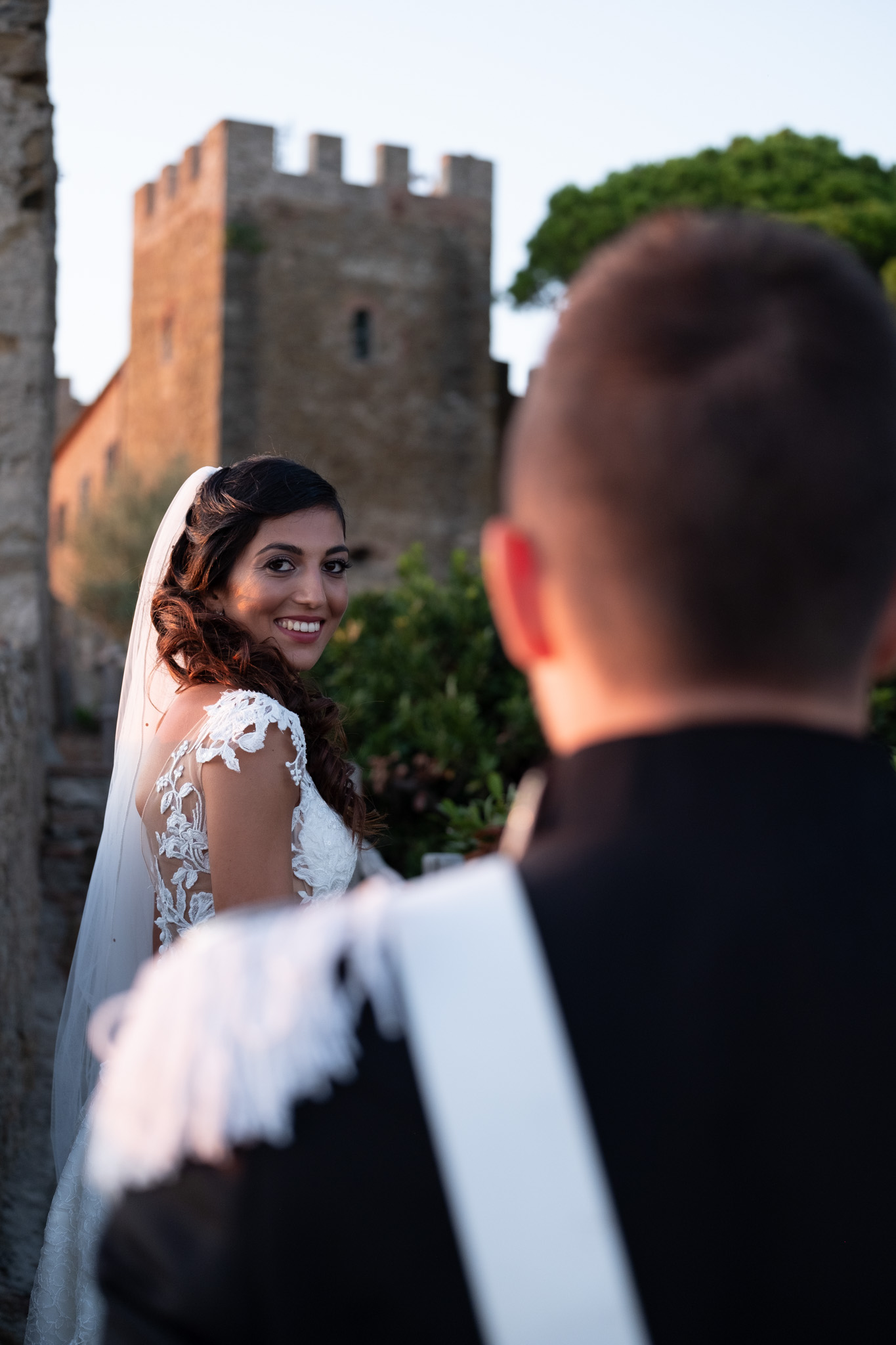 Matrimonio di Matteo e Rosy al Castello di Barabino e Cala Felice
