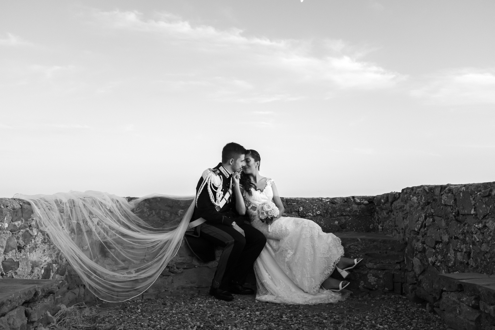 Matrimonio di Matteo e Rosy al Castello di Barabino e Cala Felice