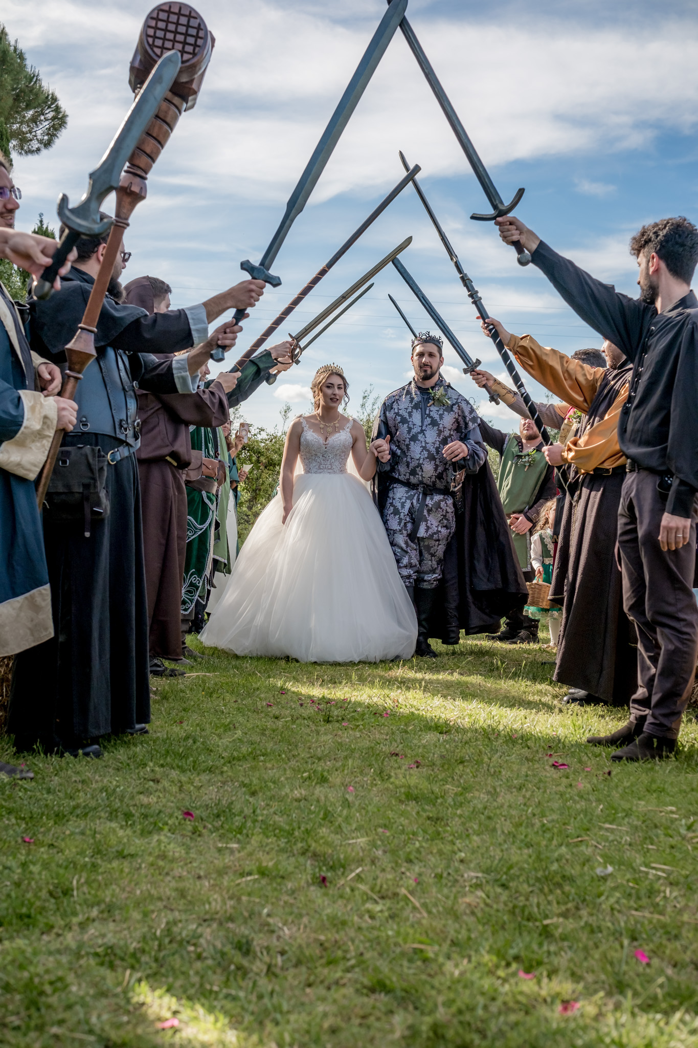 Giada e Massimo – Matrimonio Fantasy in Toscana tra Fuoco, Medioevo e il Castello di Montemassi