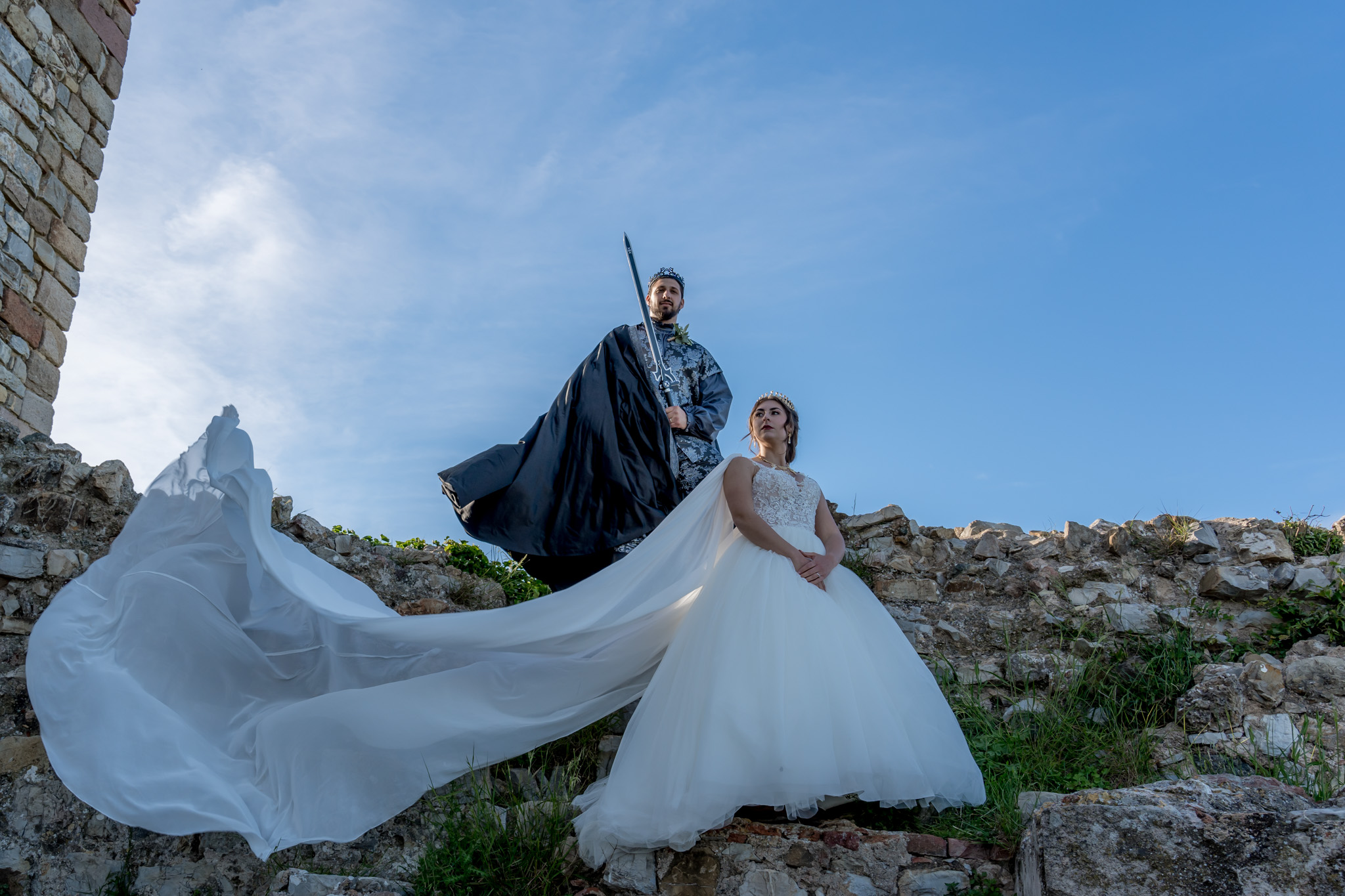 Giada e Massimo – Matrimonio Fantasy in Toscana tra Fuoco, Medioevo e il Castello di Montemassi